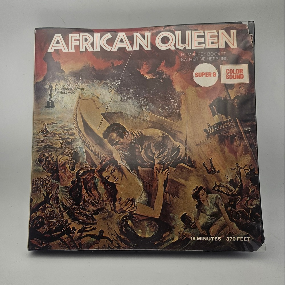 Ken Films African Queen Super 8 Film Color Sound Bogart Hepburn